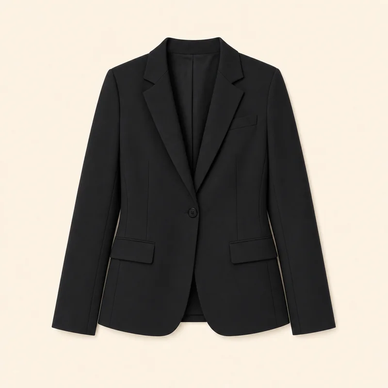 Black blazer cutout