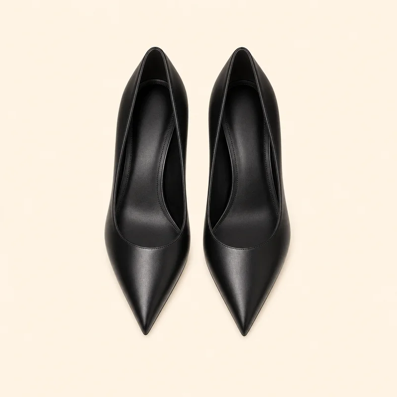 Black pumps cutout