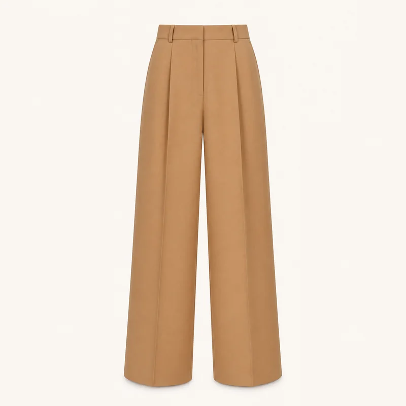 Camel trousers cutout